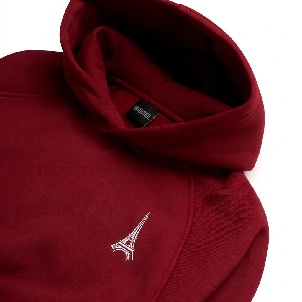 MARSÉIL Hoddie Red
